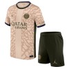 Conjunto (Camiseta+Pantalón Corto) Paris Saint-Germain Cuarta Equipación Jordan 23-24 - Niño